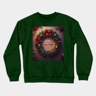 A Christmas Wreath Crewneck Sweatshirt